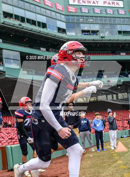 Thumbnail 2 in Newton North vs. Brookline (High School Football at Fenway) photogallery.