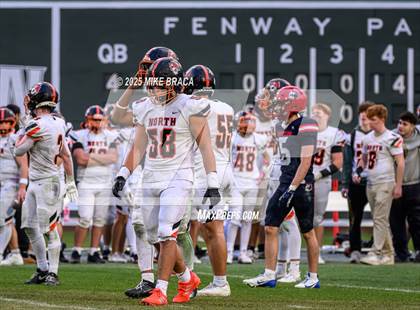 Thumbnail 1 in Newton North vs. Brookline (High School Football at Fenway) photogallery.