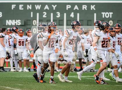 Thumbnail 1 in Newton North vs. Brookline (High School Football at Fenway) photogallery.
