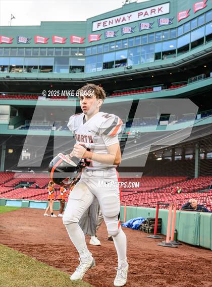 Thumbnail 2 in Newton North vs. Brookline (High School Football at Fenway) photogallery.