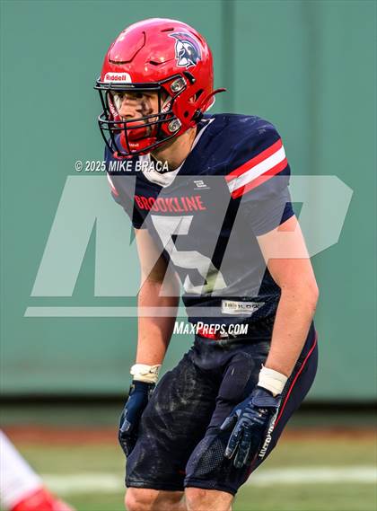 Thumbnail 3 in Newton North vs. Brookline (High School Football at Fenway) photogallery.