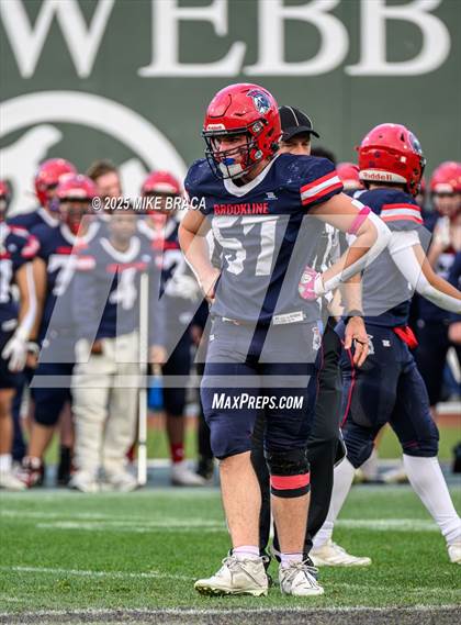 Thumbnail 1 in Newton North vs. Brookline (High School Football at Fenway) photogallery.
