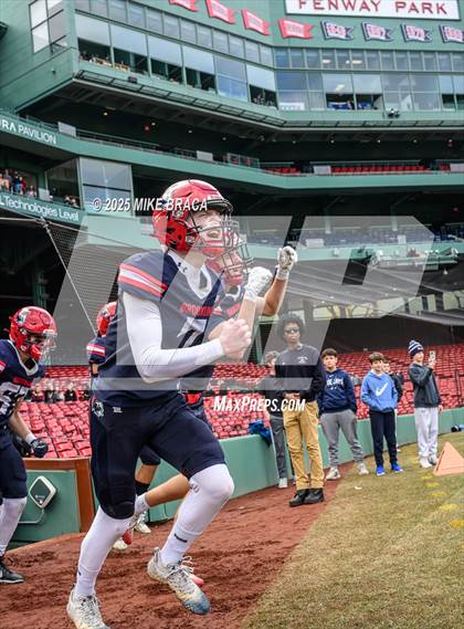 Thumbnail 1 in Newton North vs. Brookline (High School Football at Fenway) photogallery.