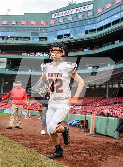 Thumbnail 1 in Newton North vs. Brookline (High School Football at Fenway) photogallery.