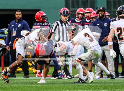 Thumbnail 2 in Newton North vs. Brookline (High School Football at Fenway) photogallery.