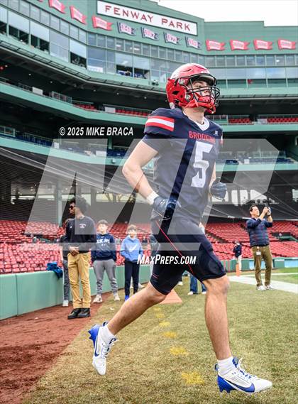 Thumbnail 3 in Newton North vs. Brookline (High School Football at Fenway) photogallery.