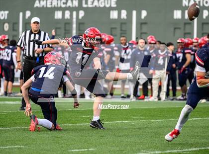 Thumbnail 1 in Newton North vs. Brookline (High School Football at Fenway) photogallery.