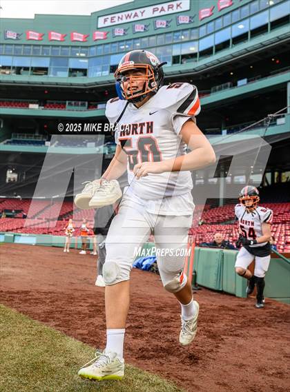 Thumbnail 2 in Newton North vs. Brookline (High School Football at Fenway) photogallery.