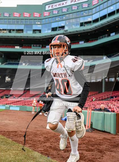 Thumbnail 3 in Newton North vs. Brookline (High School Football at Fenway) photogallery.