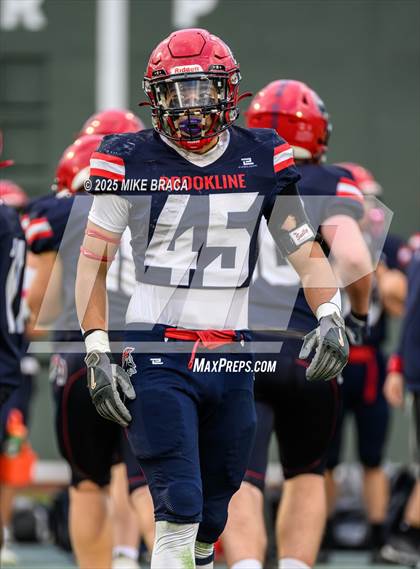 Thumbnail 3 in Newton North vs. Brookline (High School Football at Fenway) photogallery.