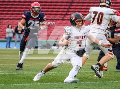 Thumbnail 2 in Newton North vs. Brookline (High School Football at Fenway) photogallery.