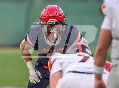 Thumbnail 3 in Newton North vs. Brookline (High School Football at Fenway) photogallery.