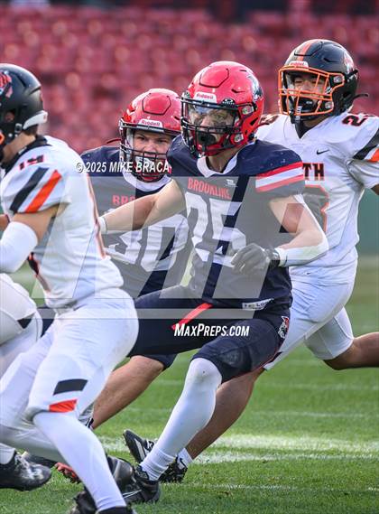 Thumbnail 1 in Newton North vs. Brookline (High School Football at Fenway) photogallery.