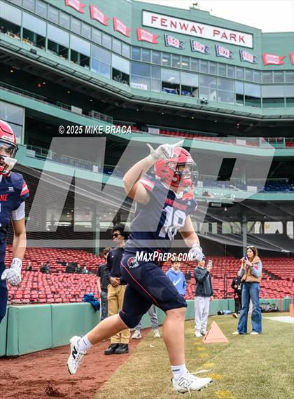 Thumbnail 1 in Newton North vs. Brookline (High School Football at Fenway) photogallery.