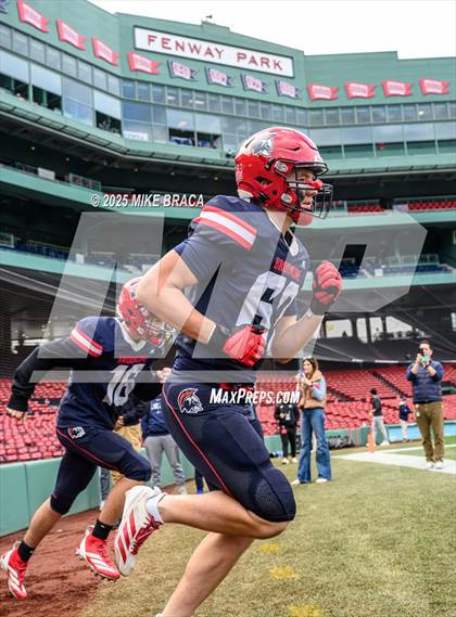 Thumbnail 1 in Newton North vs. Brookline (High School Football at Fenway) photogallery.