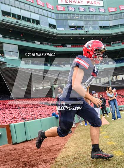 Thumbnail 3 in Newton North vs. Brookline (High School Football at Fenway) photogallery.