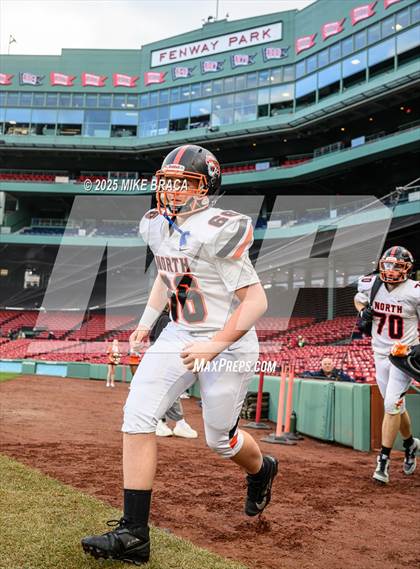 Thumbnail 3 in Newton North vs. Brookline (High School Football at Fenway) photogallery.