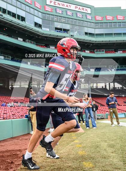 Thumbnail 3 in Newton North vs. Brookline (High School Football at Fenway) photogallery.