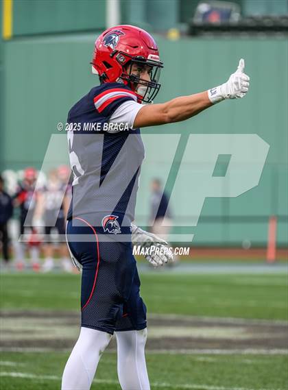 Thumbnail 1 in Newton North vs. Brookline (High School Football at Fenway) photogallery.
