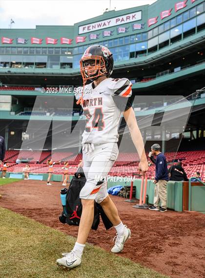 Thumbnail 1 in Newton North vs. Brookline (High School Football at Fenway) photogallery.