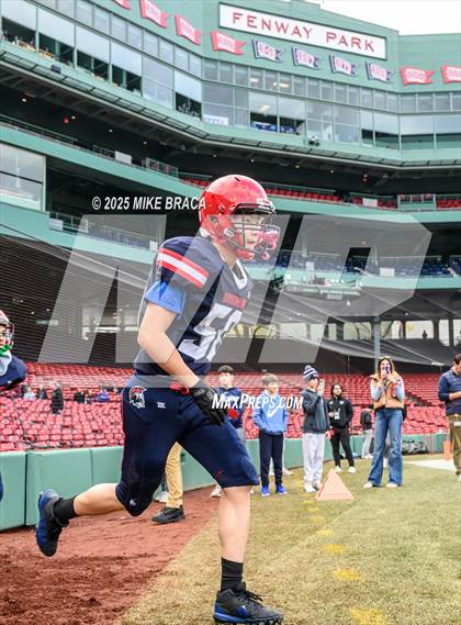 Thumbnail 3 in Newton North vs. Brookline (High School Football at Fenway) photogallery.