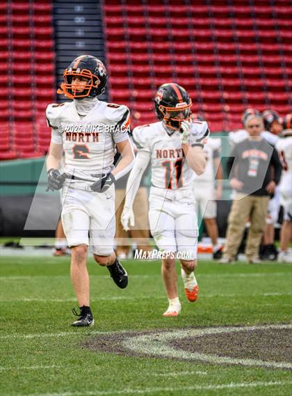 Thumbnail 3 in Newton North vs. Brookline (High School Football at Fenway) photogallery.