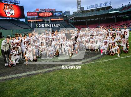 Thumbnail 3 in Newton North vs. Brookline (High School Football at Fenway) photogallery.