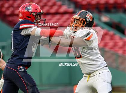 Thumbnail 3 in Newton North vs. Brookline (High School Football at Fenway) photogallery.
