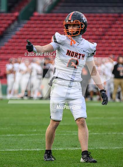 Thumbnail 1 in Newton North vs. Brookline (High School Football at Fenway) photogallery.