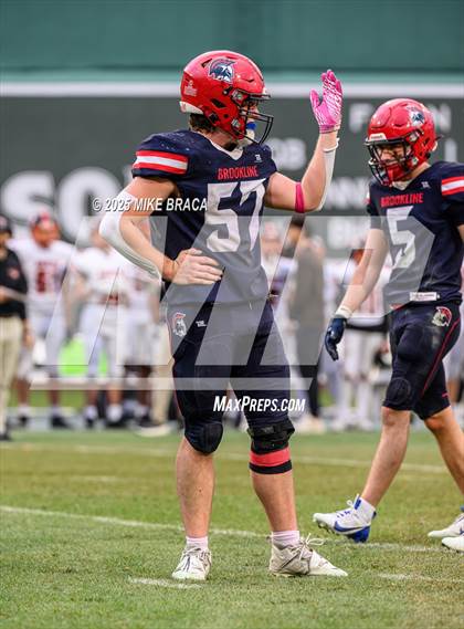 Thumbnail 3 in Newton North vs. Brookline (High School Football at Fenway) photogallery.