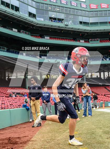 Thumbnail 1 in Newton North vs. Brookline (High School Football at Fenway) photogallery.