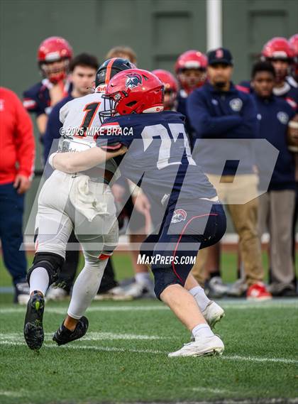 Thumbnail 3 in Newton North vs. Brookline (High School Football at Fenway) photogallery.