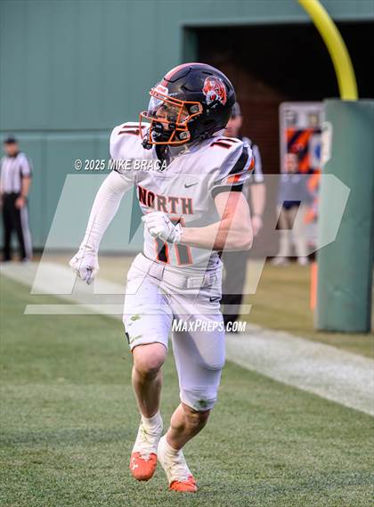 Thumbnail 1 in Newton North vs. Brookline (High School Football at Fenway) photogallery.