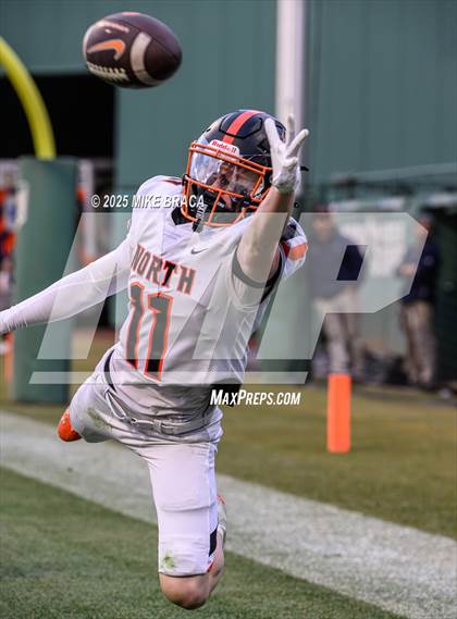 Thumbnail 2 in Newton North vs. Brookline (High School Football at Fenway) photogallery.