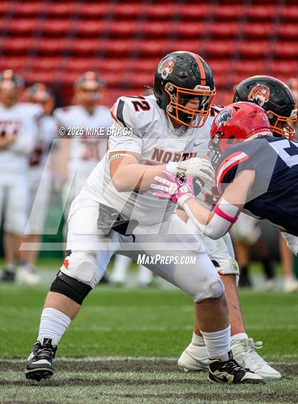 Thumbnail 2 in Newton North vs. Brookline (High School Football at Fenway) photogallery.