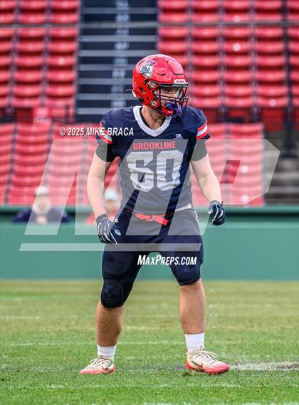 Thumbnail 1 in Newton North vs. Brookline (High School Football at Fenway) photogallery.