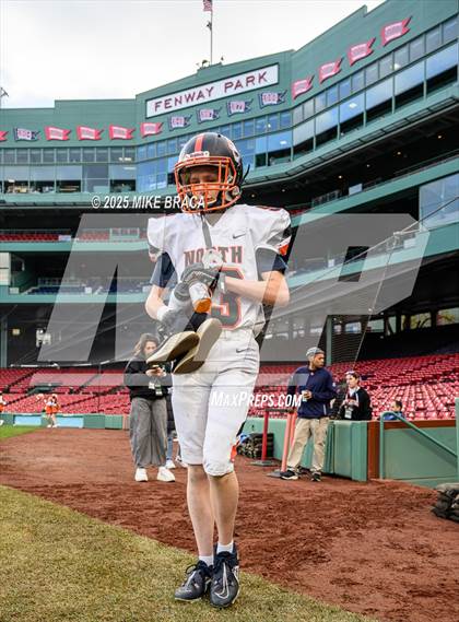 Thumbnail 3 in Newton North vs. Brookline (High School Football at Fenway) photogallery.