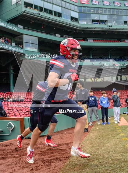 Thumbnail 3 in Newton North vs. Brookline (High School Football at Fenway) photogallery.