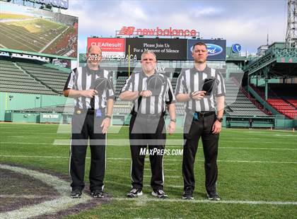 Thumbnail 3 in Newton North vs. Brookline (High School Football at Fenway) photogallery.