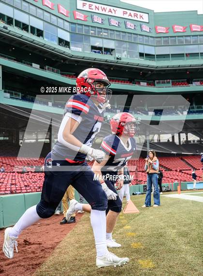 Thumbnail 2 in Newton North vs. Brookline (High School Football at Fenway) photogallery.