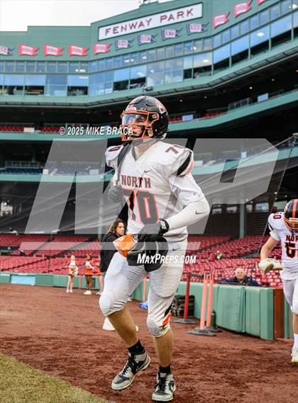 Thumbnail 1 in Newton North vs. Brookline (High School Football at Fenway) photogallery.