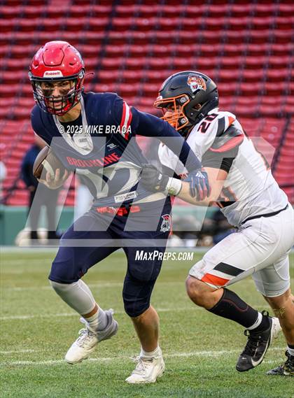 Thumbnail 3 in Newton North vs. Brookline (High School Football at Fenway) photogallery.