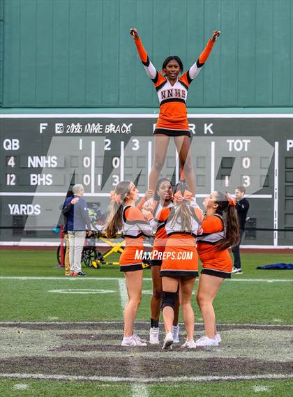 Thumbnail 3 in Newton North vs. Brookline (High School Football at Fenway) photogallery.
