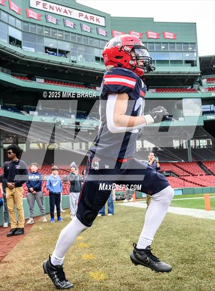Thumbnail 3 in Newton North vs. Brookline (High School Football at Fenway) photogallery.