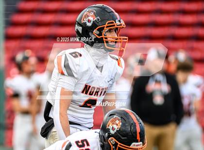 Thumbnail 2 in Newton North vs. Brookline (High School Football at Fenway) photogallery.