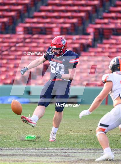 Thumbnail 3 in Newton North vs. Brookline (High School Football at Fenway) photogallery.