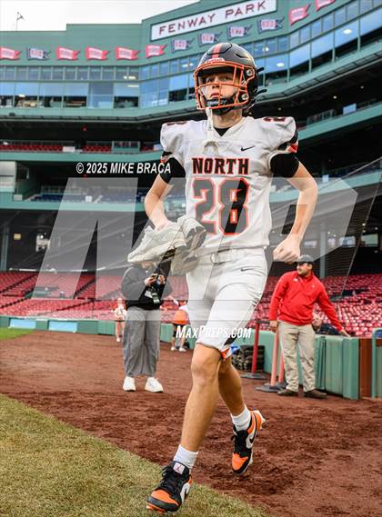 Thumbnail 1 in Newton North vs. Brookline (High School Football at Fenway) photogallery.