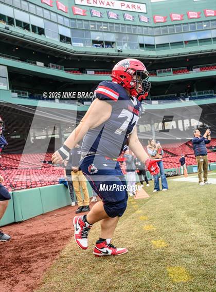 Thumbnail 1 in Newton North vs. Brookline (High School Football at Fenway) photogallery.