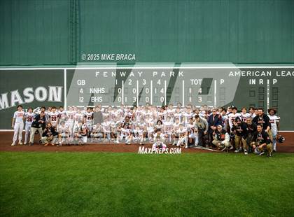 Thumbnail 3 in Newton North vs. Brookline (High School Football at Fenway) photogallery.
