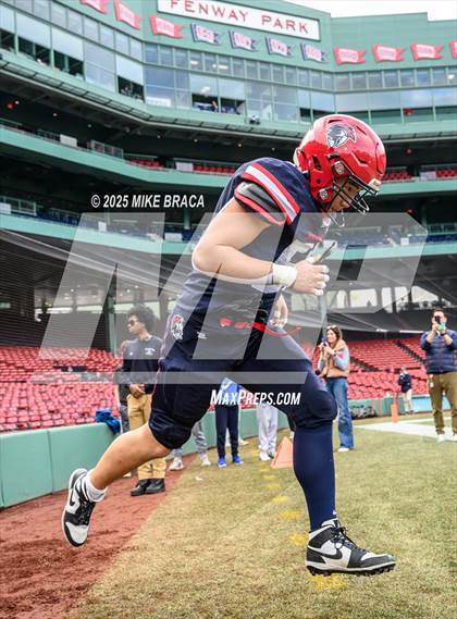 Thumbnail 1 in Newton North vs. Brookline (High School Football at Fenway) photogallery.